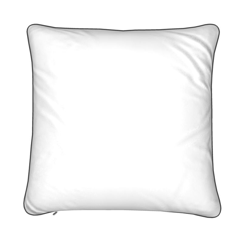 White dream mansion contemporary cushion cover